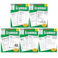 5 books/set Scholastic success with grammar Grade1-5 for kid Improve skills Workbook Learning English