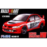 Fujimi โมเดลอาคารจำลอง1/24 03817โมเดลรถยนต์สำหรับ Mitsubishi Ralliart วิวัฒนาการ VIII สำหรับของเล่น DIY สะสมโมเดล Hoy