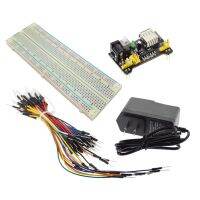 MB102 Breadboard power module MB-102 830 points Solderless Prototype Bread board kit 65 Flexible jumper wires Power