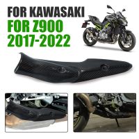 For Kawasaki Z900 Z-900 2017 - 2022 Motorcycle Accessories Exhaust Pipe Heat Shield System Middle Link Cover Guard Thermal Shell