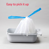 KIT Poop Bag สำหรับทำความสะอาดตัวเองอัตโนมัติ Cat Litter Rollers Bags With Handle Hand Free Dirty For Cats Toilet Tray Pan