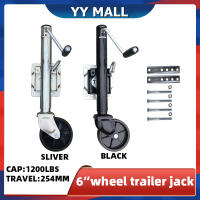 ล้อหน้าเทรลเลอร์ ขนาด 1,200 ปอนด์ แบบล้อเดี่ยว TRAILER JACK 1200 LBS/Front wheel trailer size 1,200 pounds, single wheel TRAILER JACK 1200 LBS.