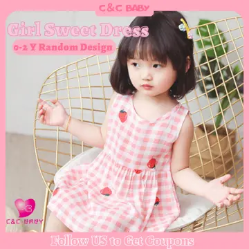 Shop Baby Girls Korean Cotton Princess Party Sweet Dress with great  discounts and prices online - Jan 2024