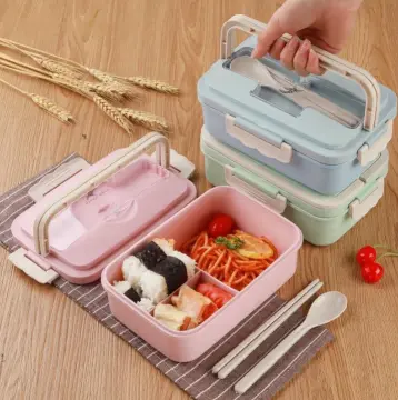 Bento Box With Chopsticks, Lunch Boxes for Children Complete Kit