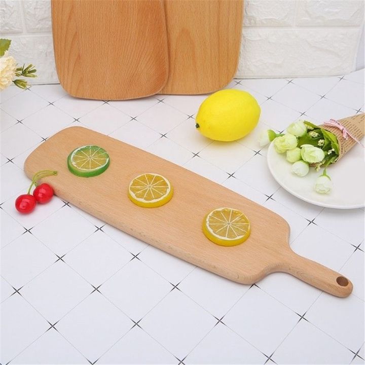 wooden-chopping-blocks-board-with-handle-for-bread-western-style-food-dessert