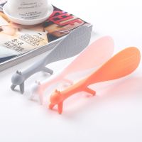 ☞☄✑ Cartoon Squirrel Spoon Non Stick Rice Paddle Ladle Lovely Meal Spoon Cooking Tools Kitchen Accessories Cute Kitchen Stand Spoon