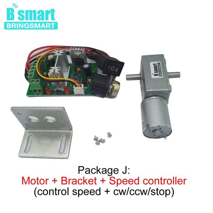 worth-buy-bringsmart-jgy-370เพลาขับคู่แบบ12โวลต์ดีซีมอเตอร์เพลาคู่เกียร์มอเตอร์6-24v-ล็อคตัวเองมอเตอร์เกียร์ไฟฟ้า