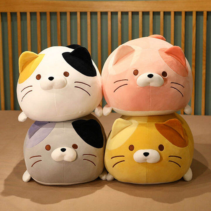 137236in-cat-plush-doll-pillow-soft-stuffed-animal-hug-toy-gift-decorate-kids