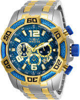 Invicta Mens Pro Diver Quartz Stainless-Steel Strap, Two Tone, Gold,26 Casual Watch Stainless Steel