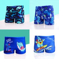 New Children Trunks Boys Swimwear Quick-drying Short Kids Cartoon Bathing Suits Boy Shorts Beach Swimwears