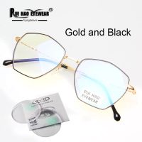 Customize Prescription Glasses Professional Myopia Hyperopia Glasses Polygonal Optical Eyeglasses Clear Resin Lenses 9170