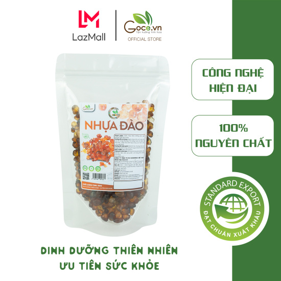 Nhựa đào lệ đào cao cấp goce - 150g - nguyên liệu chè dưỡng nhan - ảnh sản phẩm 1