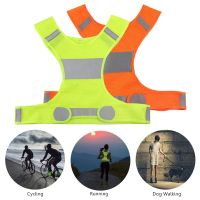 High Visibility Reflective Vest Unisex Outdoor Safety Vests Cycling Vest Men Working Night Running Sports Outdoor Clothes Women