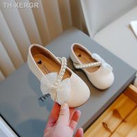 【hot】♘☬  Shoes New Kids Bow Leather Soft Childrens Wedding Flat H989