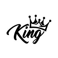 สำหรับ KING CROWN ตกแต่งไวนิล KK สติกเกอร์รูปลอกหน้าต่างรถอุปกรณ์เสริมรถยนต์เงินสีดำ17Cm * 11Cm