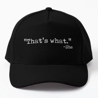 That Is What She Said Baseball Cap Hat Sport Casual Bonnet Summer Solid Color Spring

 Printed Mens Women Black Hip Hop Fish