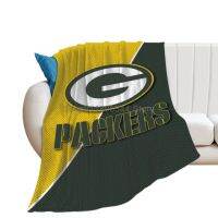 Green Bay Packers Throw Blanket Fuzzy Warm Throws for Winter Bedding 3D Printing Soft Micro Fleece Blanket