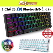 VERSION 4 CÓ HOTSWAP - Bàn phím cơ không dây mini Royal Kludge RK61 RGB 61