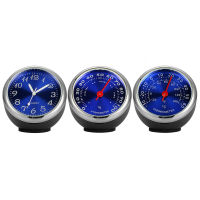 1 PC Car Luminous Clock Thermometer Hygrometer Auto Digital Watch Car Electronic Clock Automotive Clock Car Interior Accessories