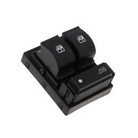 Black Plastic 8 Pins Front Right Electric Power Control Window Switch Button Compatible with Fiat Ducato Doblo Citroen Relay