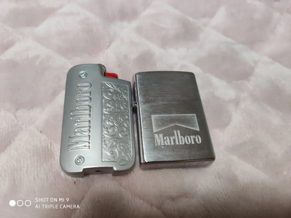 3 Pack Vintage Floral Metal Lighter Case For Mini Bic Lighter J5