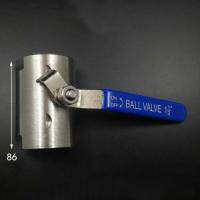 201 Stainless Steel Silk mouth Ball Valve DN40 1-1/2" BSPP Female Water Gas Oil 16 Bar 0-80 C