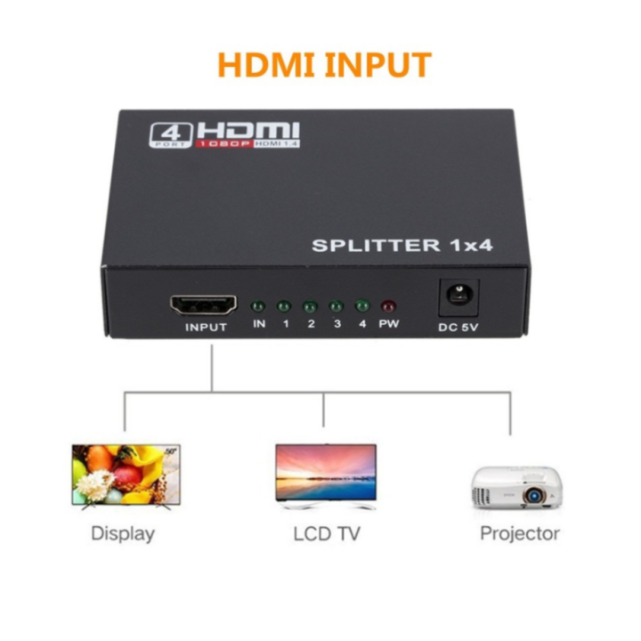 1x4-hdmi-compatible-splitter-converter-1-in-4-out-hd-เครื่องขยายเสียง1-4-hdcp-1080p-จอแสดงผลคู่สำหรับดีวีดี-ps3-hdtv-x