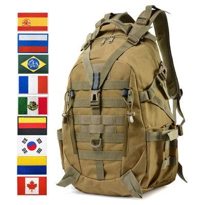 Oulylan Military Tactical Backpack Men Assault Pack Army Bag 25L Outdoor Travel Bag 900D Waterproof Hiking Camping Rucksack