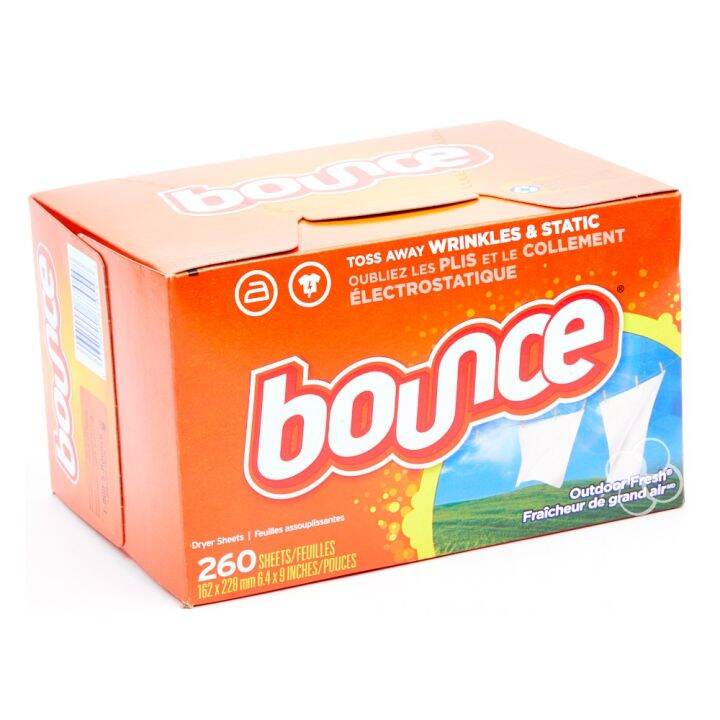 Bounce Outdoor Fresh Fabric Softener Dryer Sheets 260pcs | Lazada PH