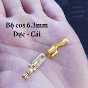 Bịch 50 Bộ Đực Cái Cos 6.3mm, đầu cos đấu dây điện xe ô tô xe máy