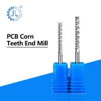 JIALING Milling Cutter PCB เจาะ Bit Carbide Corn Teeth PCB Milling Bits End Mill