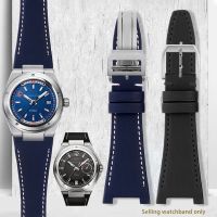 สายนาฬิกาข้อมือ28มม. สำหรับ IWC สายนาฬิกาวิศวกรรอยบาก IW500501สายรัดข้อมือสายรัดนาฬิกาไนลอนชุดหนังแท้ IW322703 IW378507