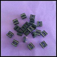 20pcs/lot ST079Y 8 Pin DIP8 IC Sockets Adaptor Solder Type IC Connector Chip Base Drop Shipping