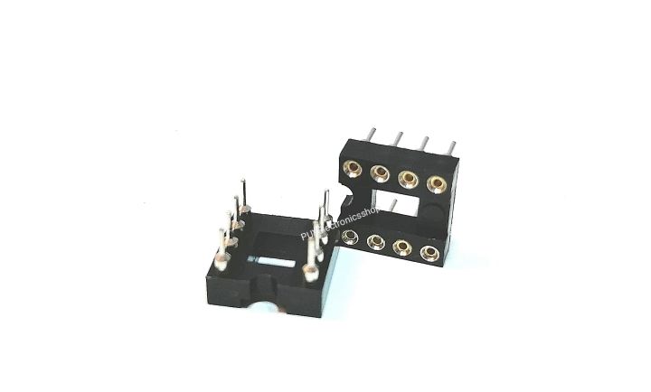 8-ic-sockets-adaptor-solder-type-8-pic-connector-1-ชิ้น-ซ๊อกเก็ต-ไอซี-8-ขา-สำหรับงานเครื่องเชื่อม-งานdiy-จัดส่งรวดเร็ว-จำหน่ายจากผู้ชำนาญงานช่าง