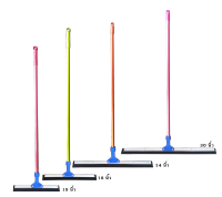 buaไม้ปาดน้ำพื้นยางใบมีดโกน มีขนาด 15นิ้ว , 18นิ้ว , 24นิ้ว, 30นิ้ว ด้ามเหล็กเคลือบสี ยาว1.2 m ยางปาดคุณภาพดี ปาดน้ำหมดเพราะเป็นแบบใบมีดโกน