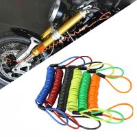 150/120cm Motorcycle Disc Lock Security Anti-theft Wheel Reminder Cable 2 Looped-ends Steel Coil Safety Protect Lock Rope