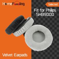 ☬♤ Homefeeling Earpads for Philips SHB9000 Headphones Earpad Cushions Covers Velvet Ear Pad Replacement