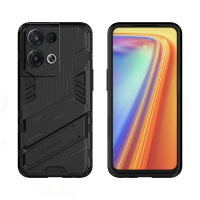 เคส OPPO Reno8 Pro Plus Case Punk ฝาครอบด้านหลัง TPU ป้องกันการตกกระแทก เคสกันกระแทกสไตล์เมทัลลิค พร้อมตัวถือ