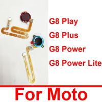 Touch Finger Sensor Return Key Flex Cable สําหรับ Motorola Moto G8 Play G8 Plus G8 Power Lite Back Fingerprint Sensor ปุ่มเปิดปิด