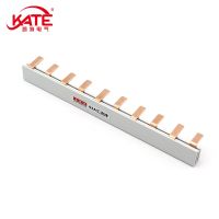 2P Type Pin Busbar 4-12 Way ขั้วต่อทองแดงแบบ Dz47สำหรับขั้วต่อสวิตช์อากาศ Mcb 2p6ขั้วต่อเบรกเกอร์3a