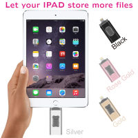 Pendrive 128GB 3 in 1 iPhone USB Flash Drive OTG 32GB Pendrive 3.0 Cle Usb Flash Drive 64GB For for iPhone AndroidTablet PC