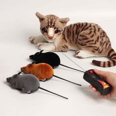 【Familiars】หนูบังคับจากรีโมท ของเล่นแมว ของเล่นแมวตลกเมาส์ควบคุมระยะไกลจำลองเมาส์ไฟฟ้าแมวตลก สัตว์เลี้ยงของเล่นควบคุมระยะไกล