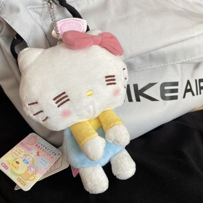 Sanrio กระเป๋าเป้สะพายหลังรูป Hello Kitty,กระเป๋าสะพายหลังกระเป๋านักเรียนตุ๊กตาตุ๊กตาหนานุ่มการ์ตูนที่สร้างสรรค์น่ารักพูดไม่ออกของขวัญสำหรับเด็กผู้หญิง