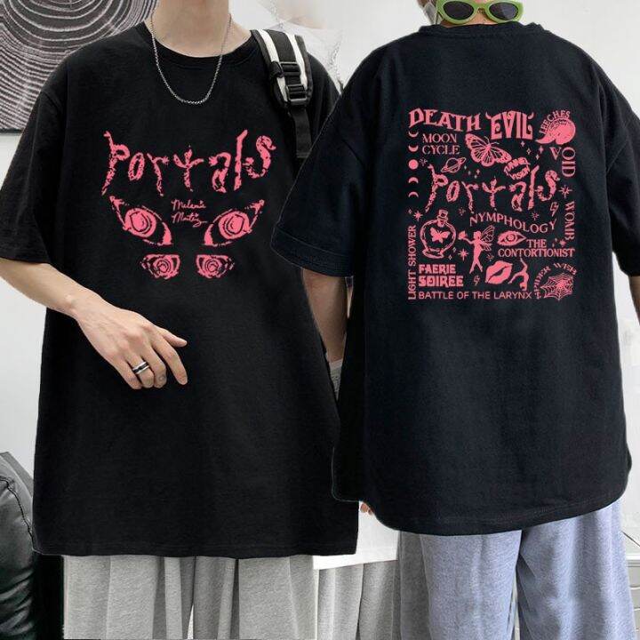 melanie-martinez-portals-tour-2023-t-shirt-o-neck-singer-music-t-shirt-cotton-short-sleeve-tee-shirt-streetwear-harajuku-summer