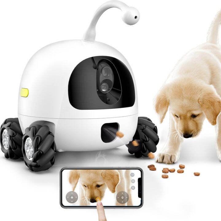 สินค้าใหม่-rabbit-selection-pet-pando-pet-companion-camera-peco-แพนโด้-เปโก้-กล้องหุ่นยนต์สำหรับสัตว์เลี้ยง