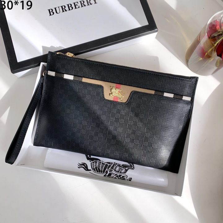 Burberry Duty Free Purchasing Service】Burberry New Clutch Bags Men's  Women's Clutches Trendy Underarm Bags Fashion and Elegant Prints | Lazada