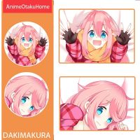 Anime Manga Laid Back Camp Kagamihara Nadeshiko ปลอกหมอน Otaku Bedding Dakimakura ปลอกหมอน