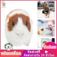 ROSENICE【Hot Sale】 ขนสังเคราะห์หนูตะเภารูปปั้นหมูสัตว์เทียมรูปหุ่นตกแต่งสก์ท็อป