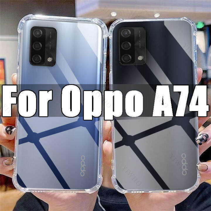 เคสโทรศัพท์แบบใสเคสโทรศัพท์ทีพียูใส-a74-oppo-สำหรับ-oppo-a-74สำหรับ-oppoa74-6-43-chp2219กันกระแทกป้องกันรอยขีดข่วน