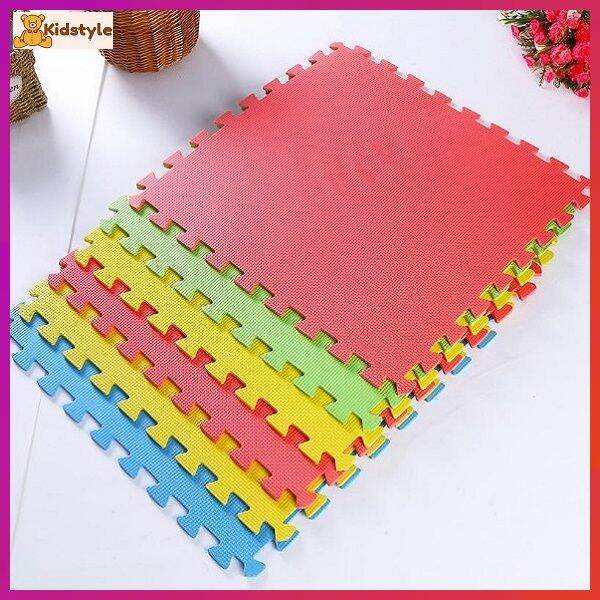 Kidstyle 4in1 Set Large Puzzle Rubber Mat Plain Design Big Size Puzzle